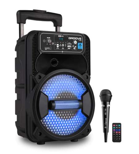 Altavoz portátil Bluetooth con micrófono para música y llamadas